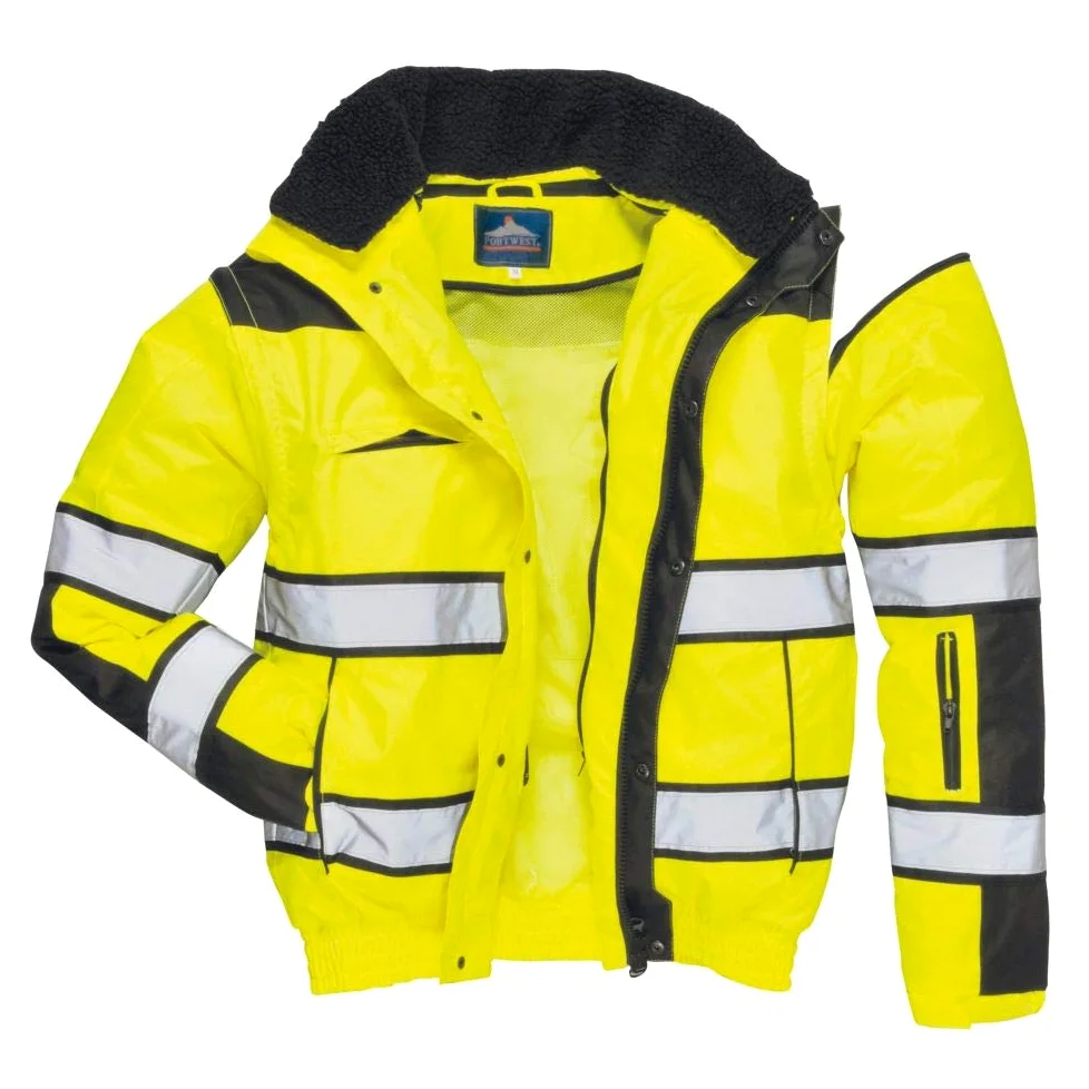 Portwest Bomber Jacket EN471 HiVis 3in1 Org Lge pour Homme