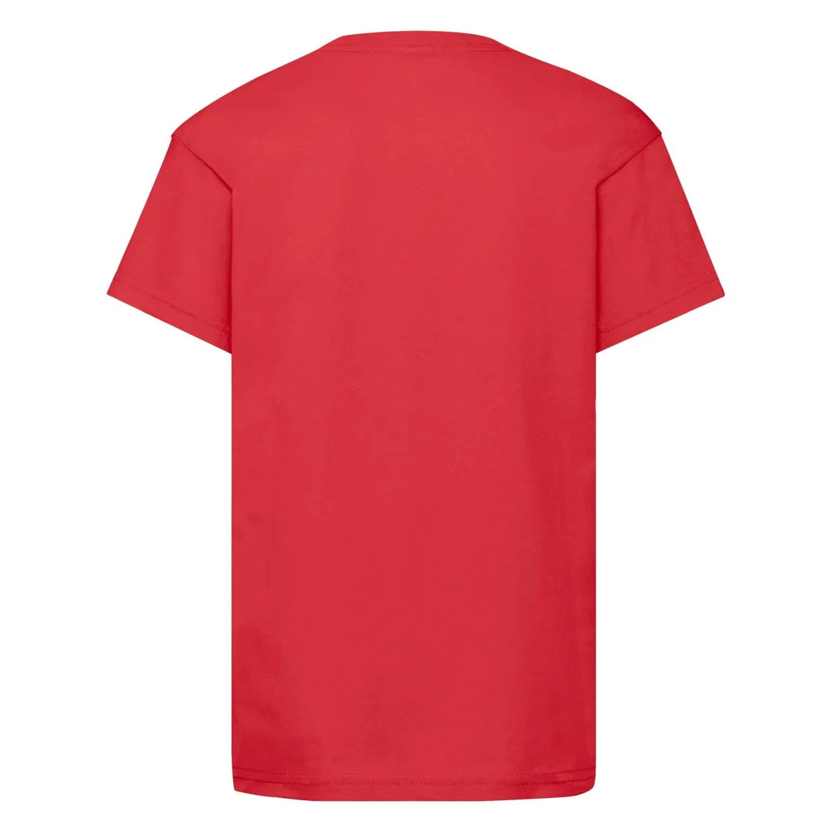 Fruit of The Loom T-Shirt Original Unisexe pour Enfant (Lot de 5), Rouge, 3-4 Ans