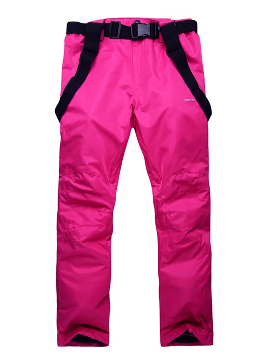 FeMereina Salopette de ski isolée pour femme - Imperméable - Coupe-vent - Avec bretelles amovibles