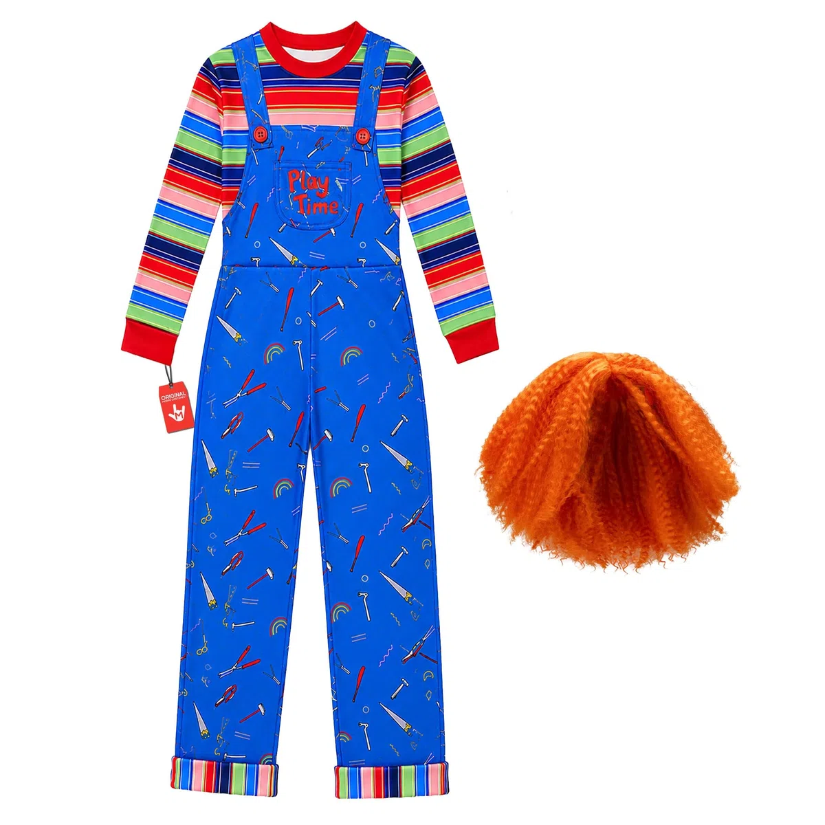 Morph Deguisement Poupee Effrayante Homme, Costume Horreur Halloween