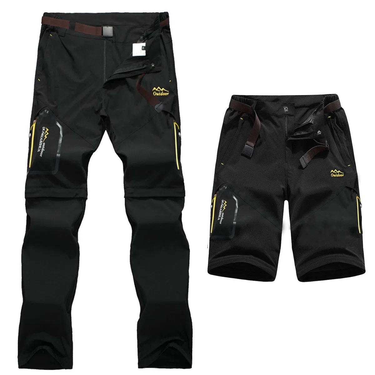 Pantalon de randonnée convertible à séchage rapide pour homme, respirant, léger, décontracté, escalade, marche
