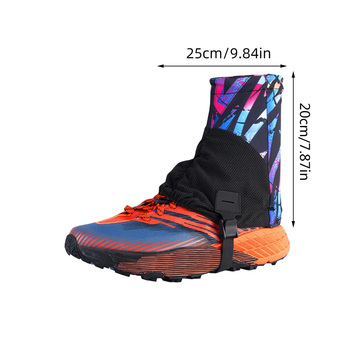 Guêtres de randonnée d'extérieur basses pour chaussures de protection respirantes pour la course à pied, la randonnée, les courses de sentier