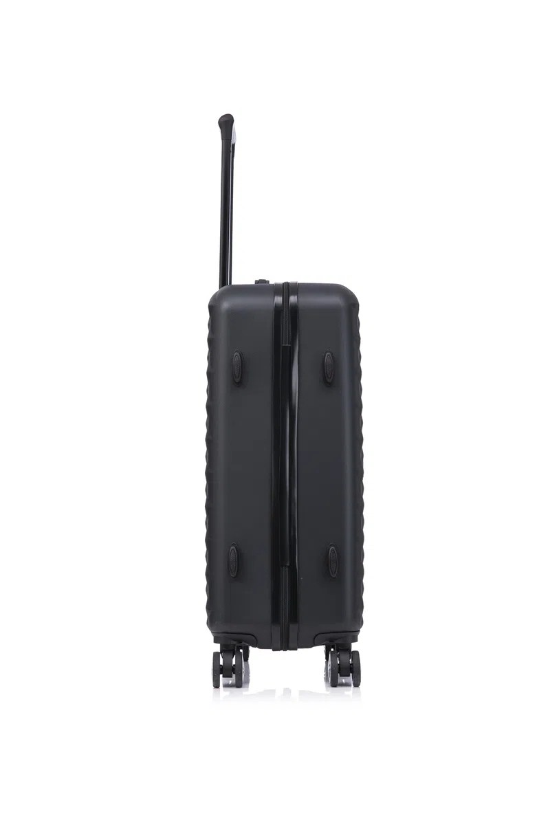 CELIMS - Bagage à Main 45x36x20 Easyjet | Valise Cabine 45x36x20cm Easyjet | Bagage Cabine | ABS | Roues Amovibles | Serrure Intégrée | Noir