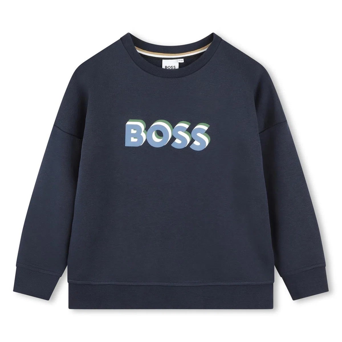 BOSS Polo avec logo pour enfants, blanc, 14 ans