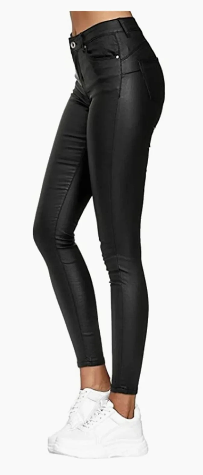 Leggings en Cuir for Femmes Leggings Push Up en Simili Cuir Leggings en Simili Cuir Taille Haute avec Doublure en Polaire Pantalon d'hiver Élastique Pantalon Leggings