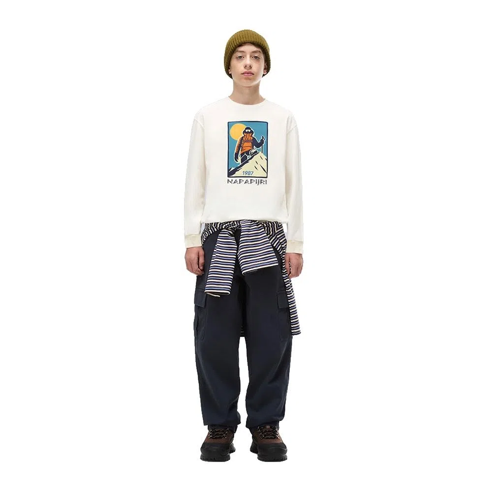 Napapijri T-Shirt à Manches Longues Ellis 10 Years