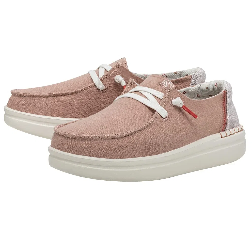 HEYDUDE Chaussures Roses Femme Wendy Rise