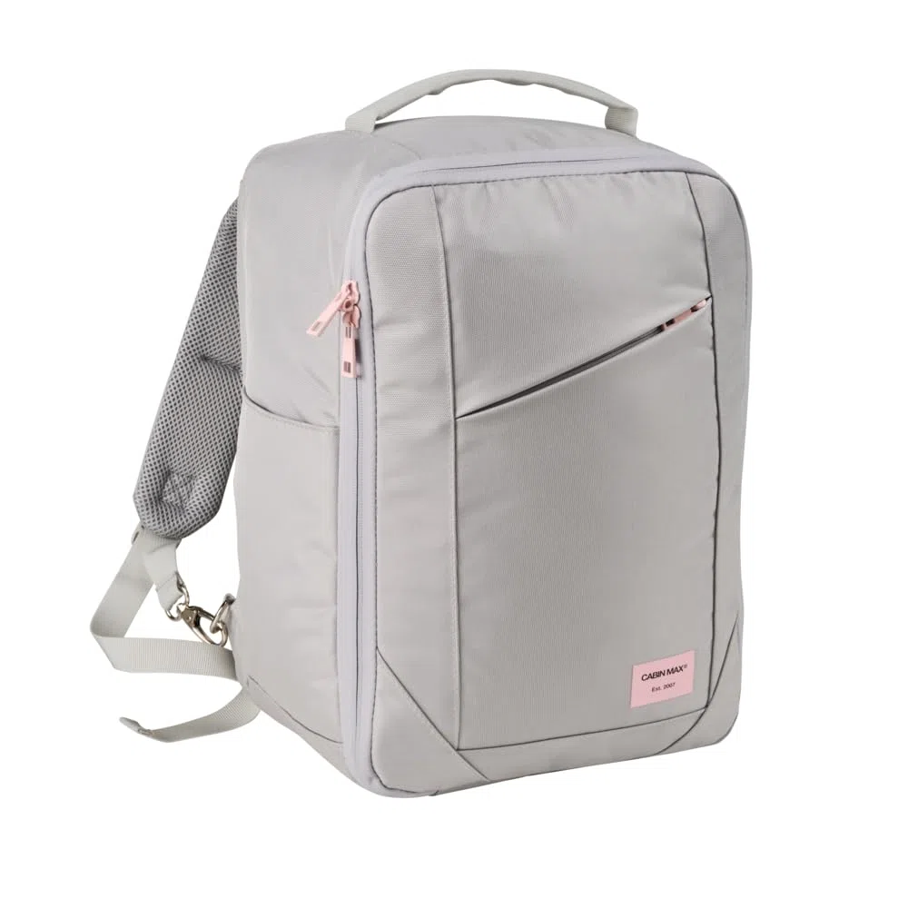 Cabin Max Manhattan Sac de cabine sous le siège - 40 x 30 x 20 cm, 40 x 20 x 25 cm pour Ryanair, WizzAir, Easyjet avec poche technique rembourrée, compartiment verrouillable et sangles polyvalentes