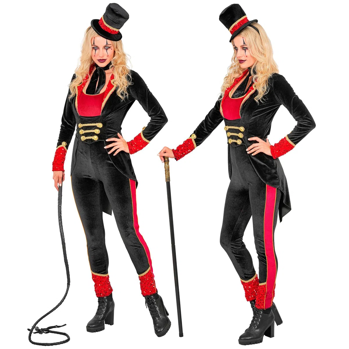 W WIDMANN MILANO Party Fashion - Costume de directeur de cirque pour femme