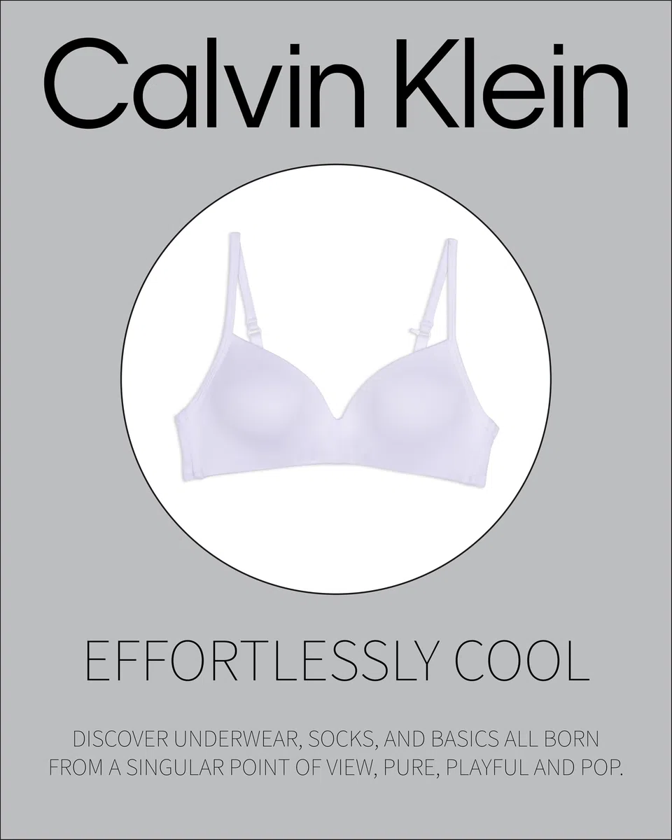 Calvin Klein Lot de 2 brassières à bonnets souples pour fille