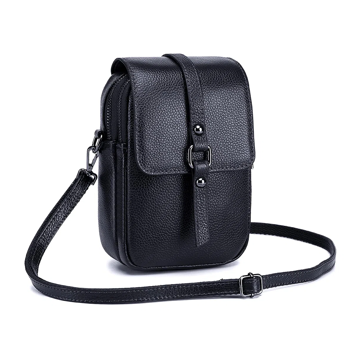 FANDARE Sacs à bandoulière Petits Sacs pour Téléphone Cuir Sac à Main Femme Porte Monnaie Portefeuille Pochette pour Carte de crédit Crossbody Bag