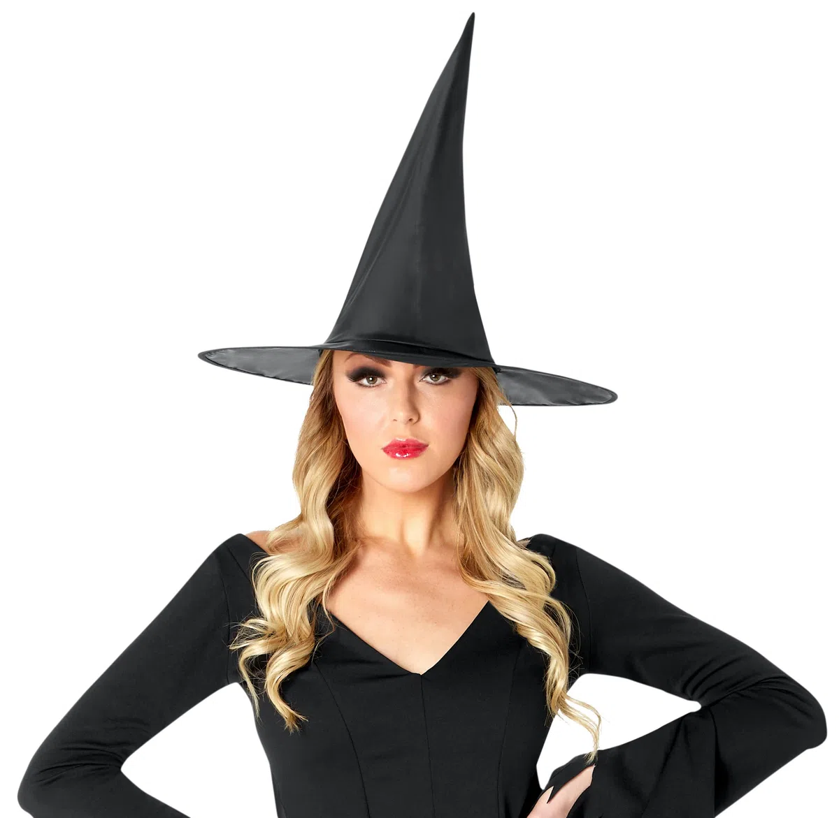 taffeta Witch Hat Accessoire de déguisement pour Adulte Taille Unique
