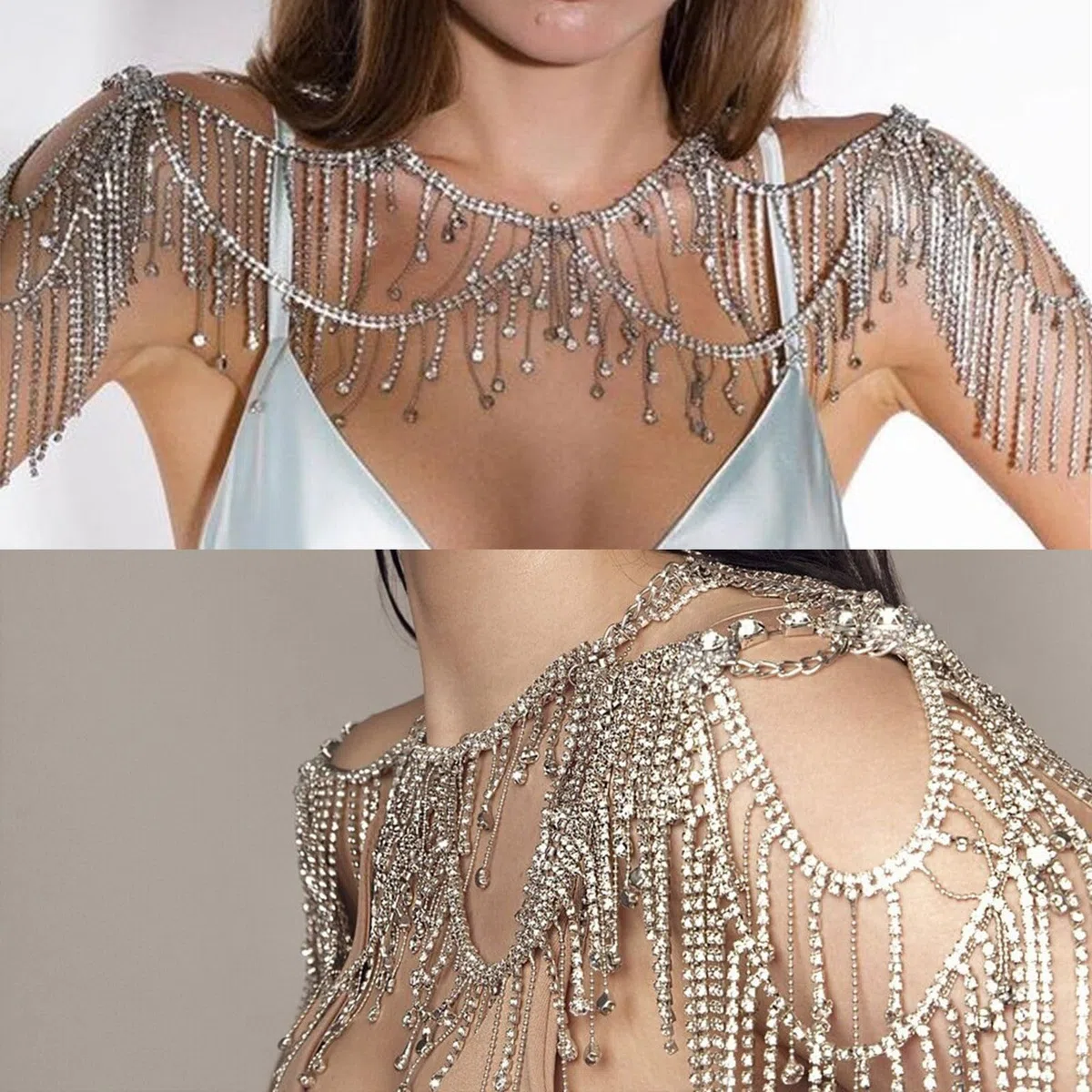 Chaîne de corps élégante en alliage de qualité supérieure - Style polyvalent pour concerts et événements
