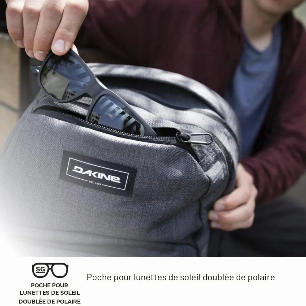 Dakine Grand sac à dos Campus L, 33 litres, sac robuste avec compartiment pour ordinateur portable et dos matelassé en mousse - Sac à dos pour l’école, le bureau, l’université ou pour tous les jours