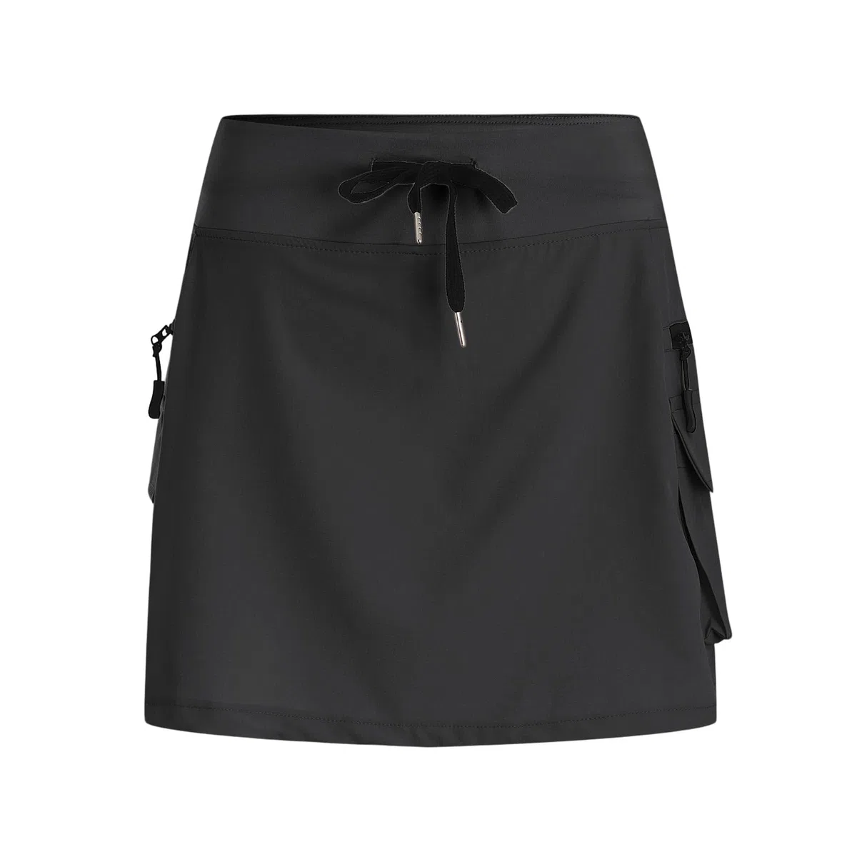 Jupe Short Cargo de avec Poches Le, la randonnée pour Femme, Jupe de Sport aux Genoux Taille Haute avec Short été Tennis Skort habillée et décontractée multifonctionnelle entraînement Respirante