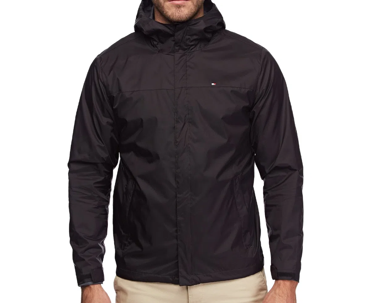 Tommy Hilfiger Lightweight Breathable Waterproof Hooded Jacket Imperméable Homme (lot de 1)