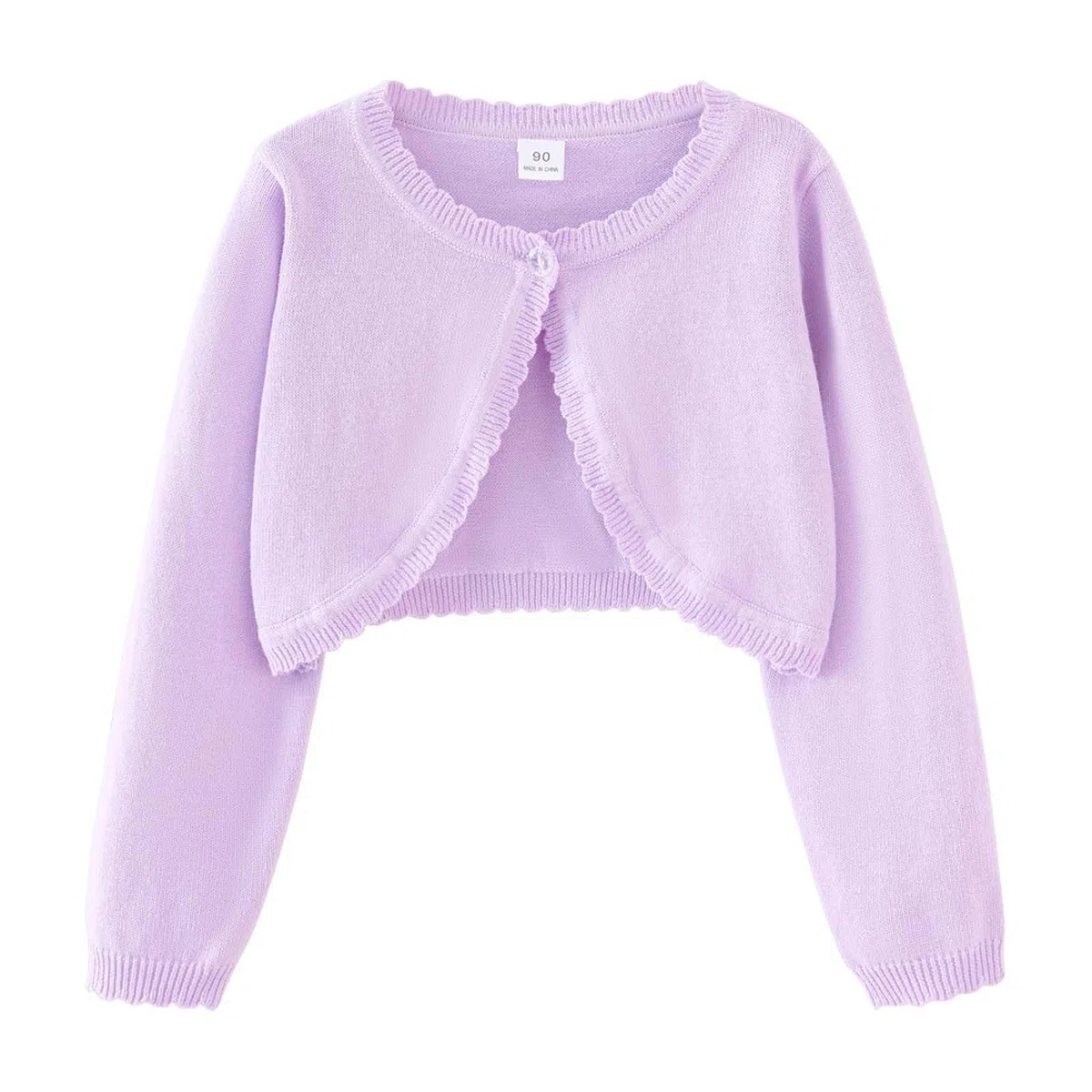Fille, Cardigan en Tricot pour Filles, Haut Décontracté À Col Rond Et Ouvert sur Le Devant, pour Tout-Petits, Vêtements D'extérieur Légers Et Superposés, Printe, Style Casual Chic