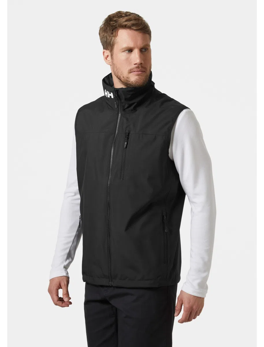 Helly Hansen Men's Crew Vest 2.0, Black, 2XL