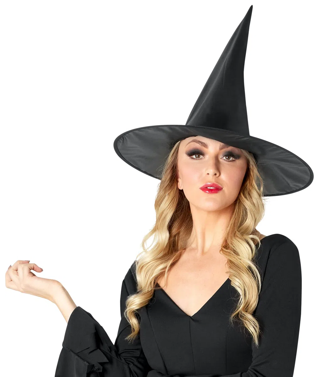 taffeta Witch Hat Accessoire de déguisement pour Adulte Taille Unique