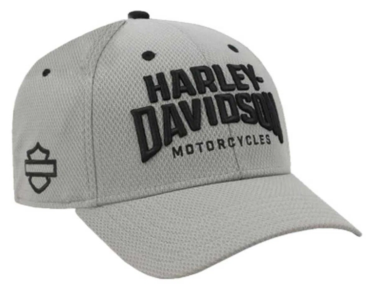 Harley-Davidson Insignia Casquette de Baseball réglable pour Homme Gris