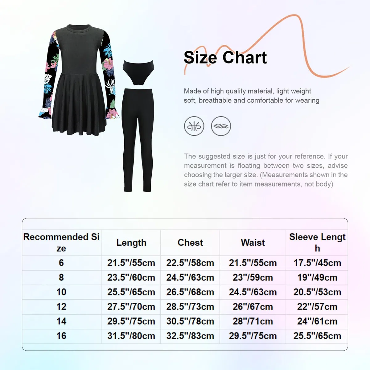 iiniim Enfants Fille Ensemble Maillots De Bain 3 Pièces Maillot De Plage Piscine Anti UV Vêtements De Natation Surf Swimwuit