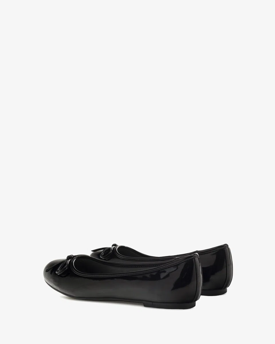Andrés Machado - Ballerines pour Femmes/Filles à Talons Plats et nœud décoratif - TG104 - Chaussures Plates pour l´éte et l´Hiver - Grandes Pointures du 41 au 46