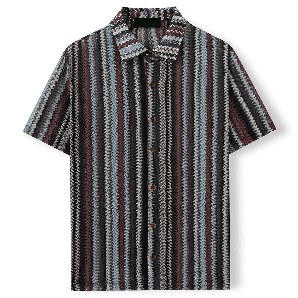 WINWUQB Chemise à manches courtes boutonnée pour homme - Chemise de plage décontractée et légère - Style hawaïen - Hauts d'été
