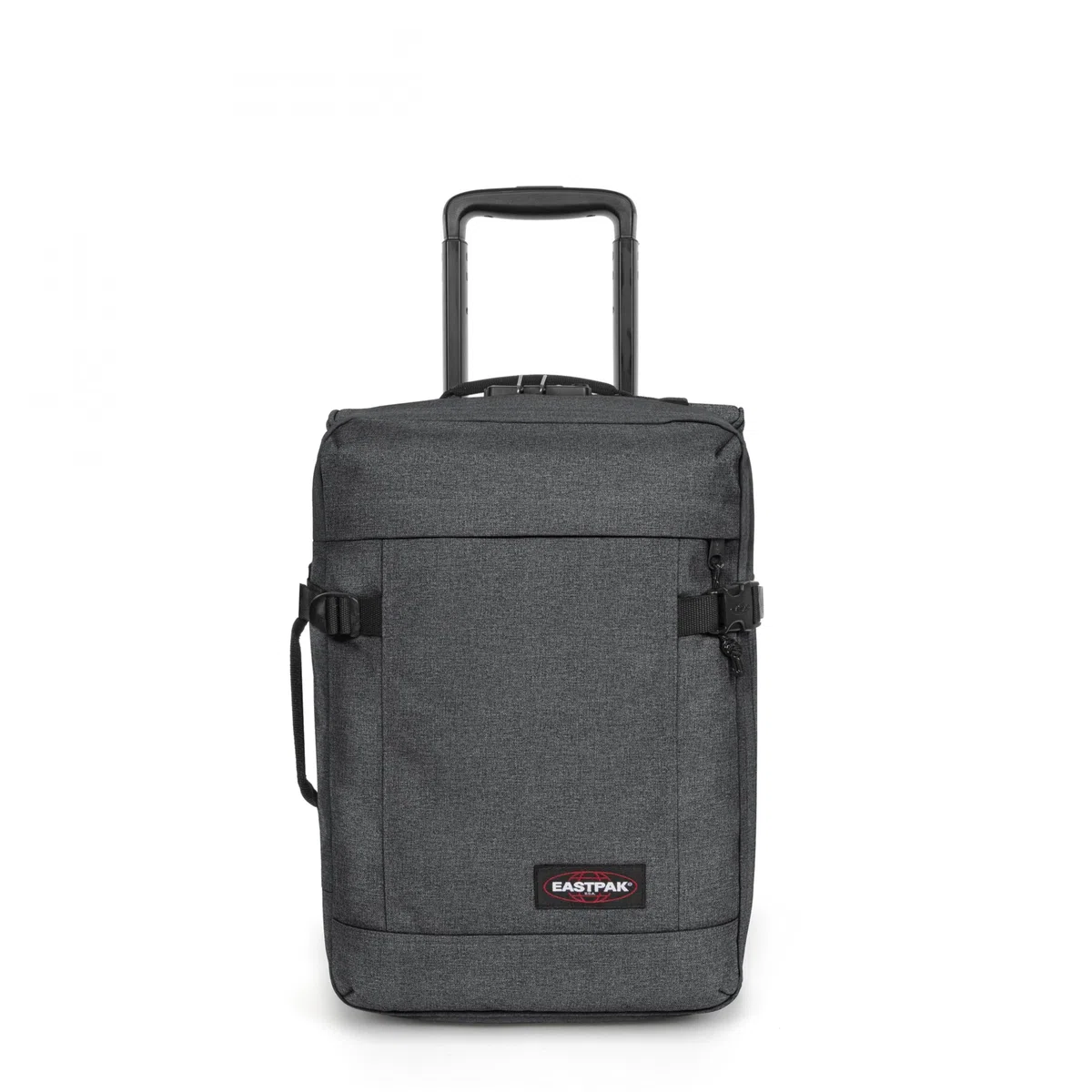 Eastpak Tranverz XXS Valise Cabine (45 x 32 x 20 cm), Bagage à Main Léger avec Roues, Serrure TSA & Double Compartiment, Valise de Voyage Déperlante - BLACK DENIM