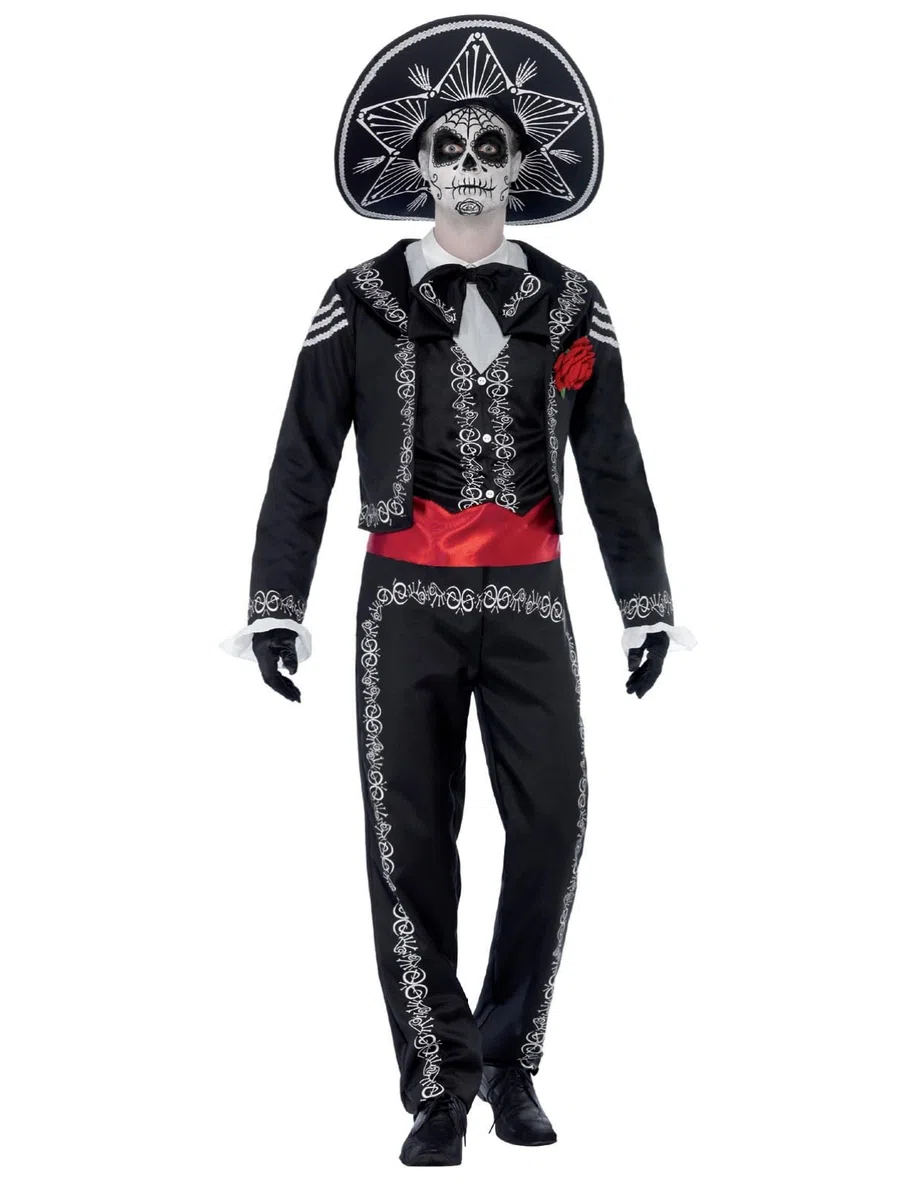Smiffys - Costume Senor Os Du Jour De La Mort