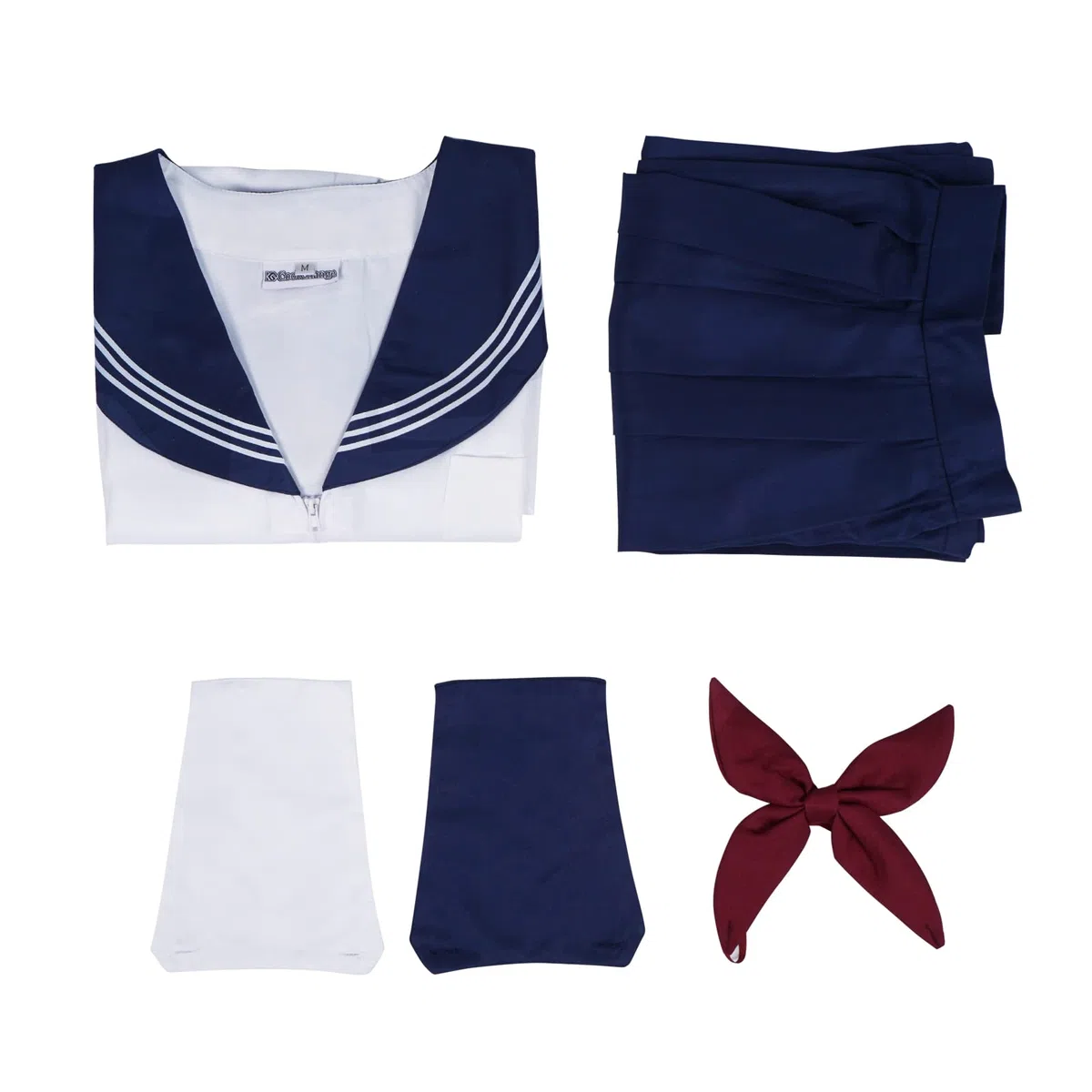 CoolChange Uniforme scolaire japonaise dans le style de Kansai | Costume cosplay d'écolière | Taille: M
