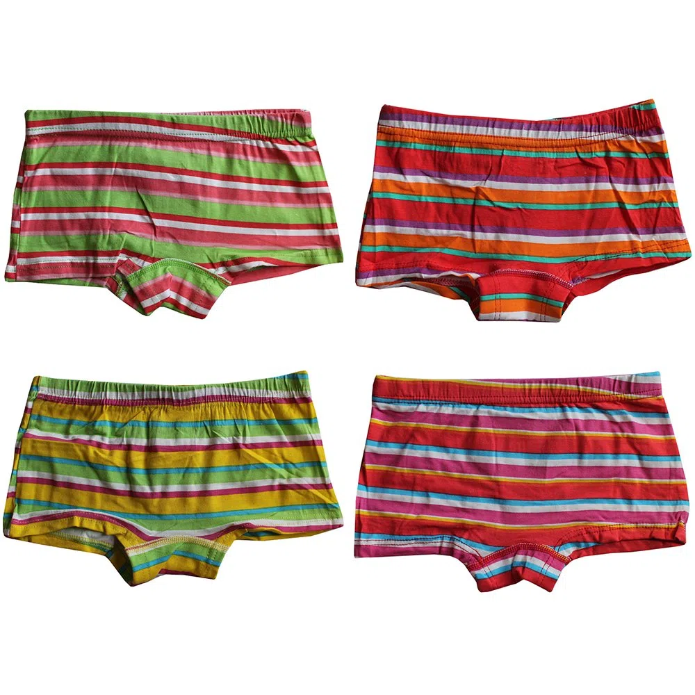 Lot de 4/8 Boxer Garçon à rayures Enfant Slips Caleçon en Coton Taille 2 - 10 ans(8-10 ans,Lot de 8)
