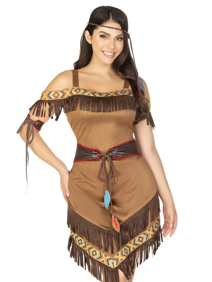 Leg Avenue Costume de princesse guerrière native pour femme Taille adulte