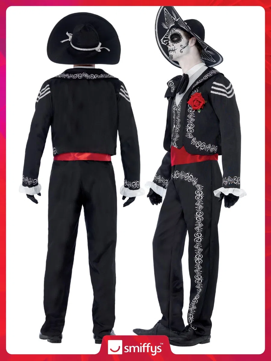 Smiffys - Costume Senor Os Du Jour De La Mort