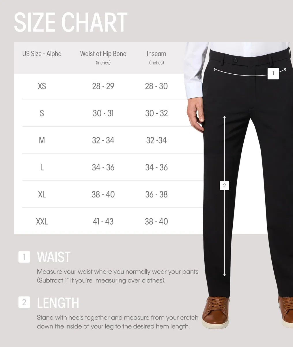Calvin Klein Slim Fit Dress Pant - Pantalon - Pantalon de Costume Coupe ajustée - Homme