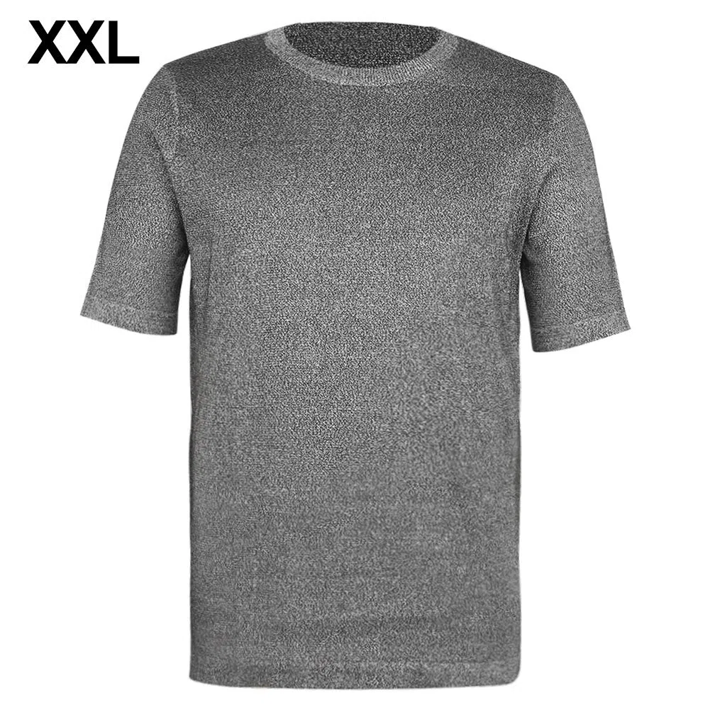 T-shirts protection de niveau 5, vêtements robustes résistants aux coupures, sécurité résistante aux coupures, chemises à manches courtes résistantes aux coupures, équipement de protection (XXL)