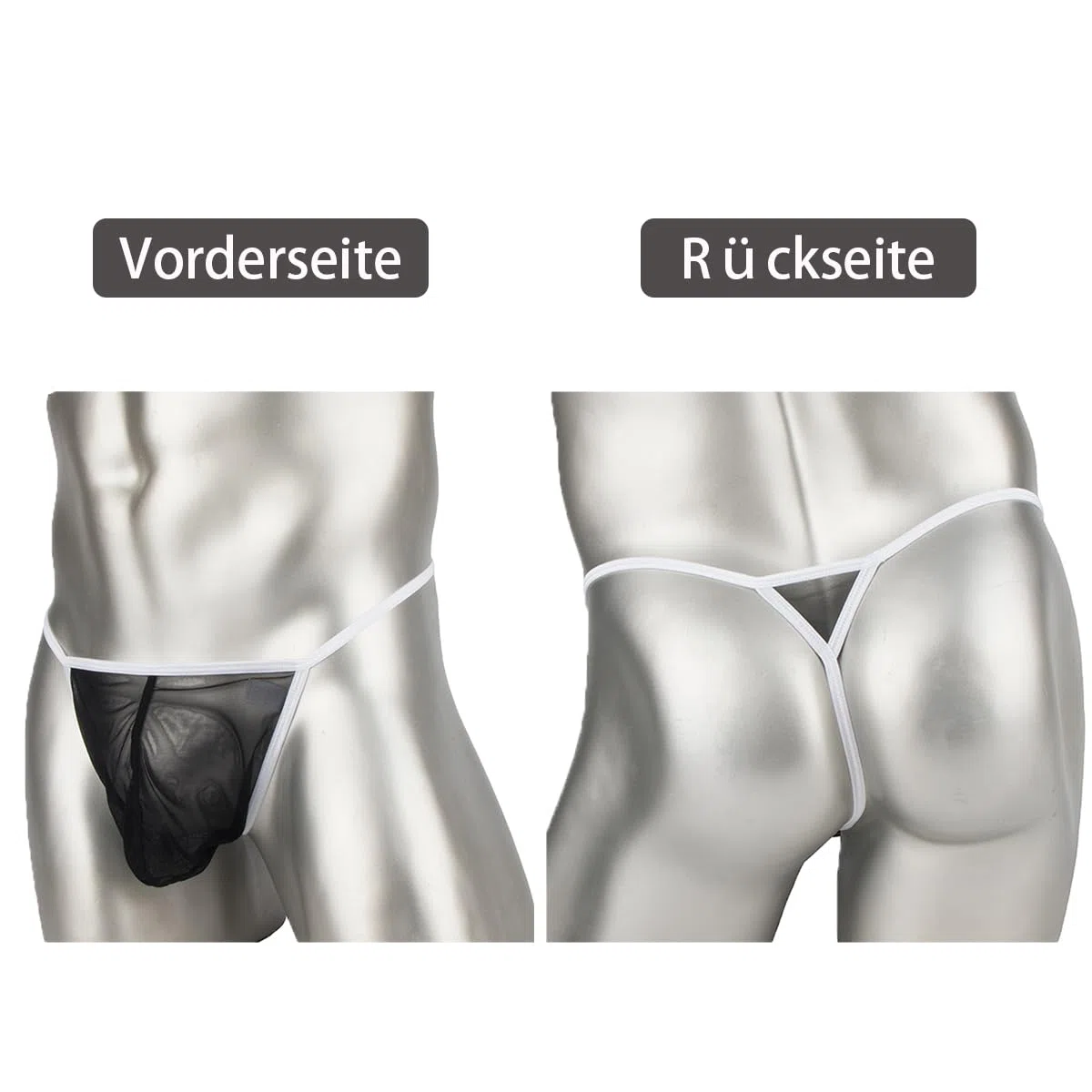 Niedrige Taille Herren Strings Weich und Bequem Leicht Dehnbar