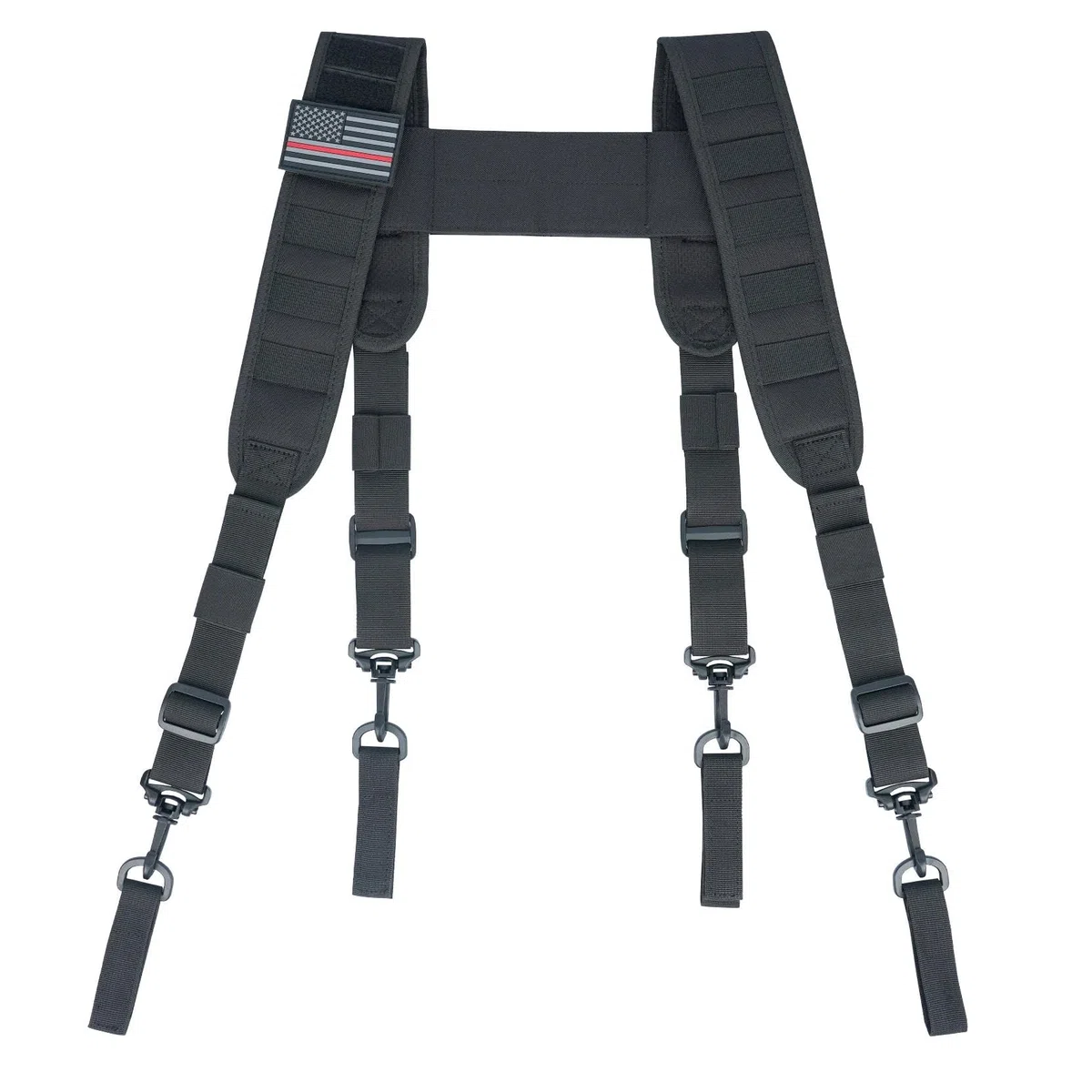 Bretelles Suspender Bretelles Tactiques pour Ceinture De Service Bretelles De Harnais Oh002-Black De Ceinture De Police