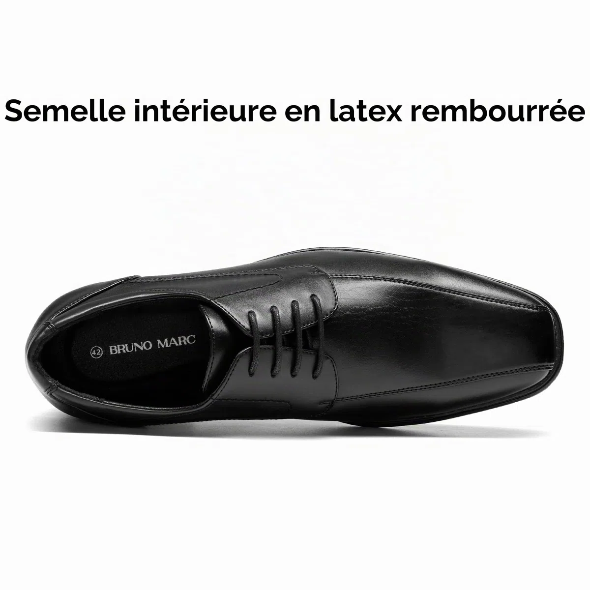 Bruno Marc Chaussure Oxford pour Hommes Ville,Size 42,Noir