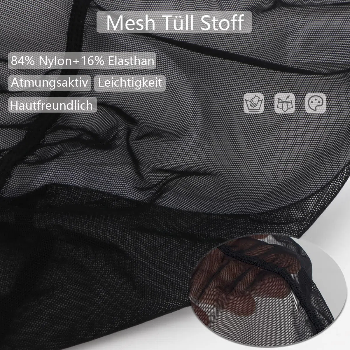 Niedrige Taille Herren Strings Weich und Bequem Leicht Dehnbar