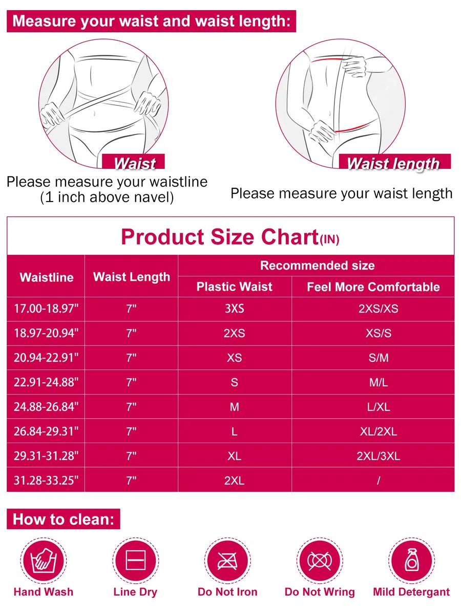 Atbuty Mhw1511 Gaine-Culotte de Taille Femme
