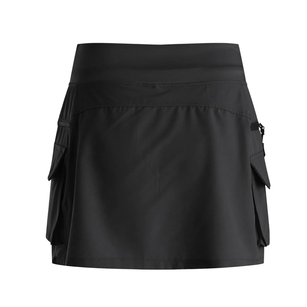 Jupe Short Cargo de avec Poches Le, la randonnée pour Femme, Jupe de Sport aux Genoux Taille Haute avec Short été Tennis Skort habillée et décontractée multifonctionnelle entraînement Respirante