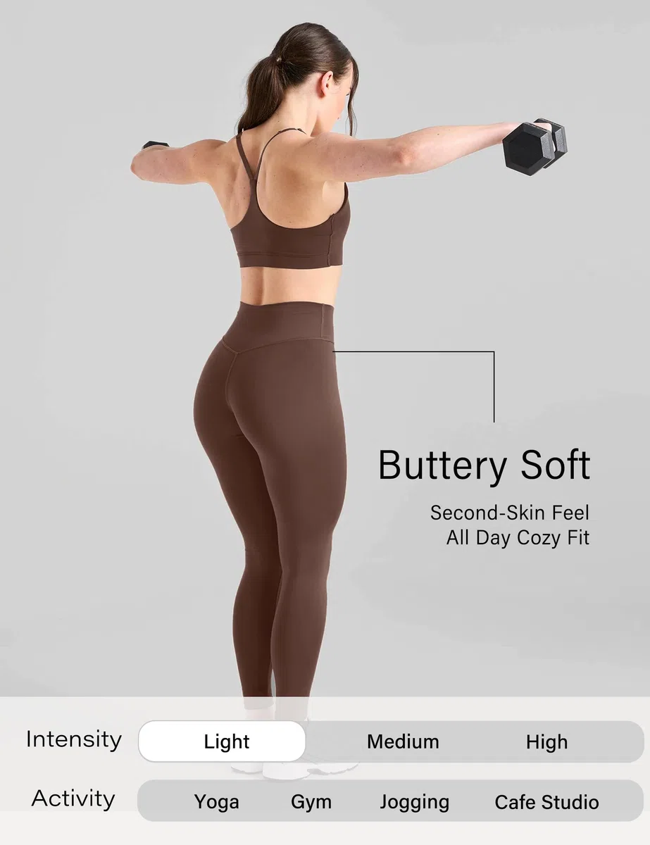 Unthewe Women High Waist Hip Lifting Yoga Pants - Leggings - Classique - Femme