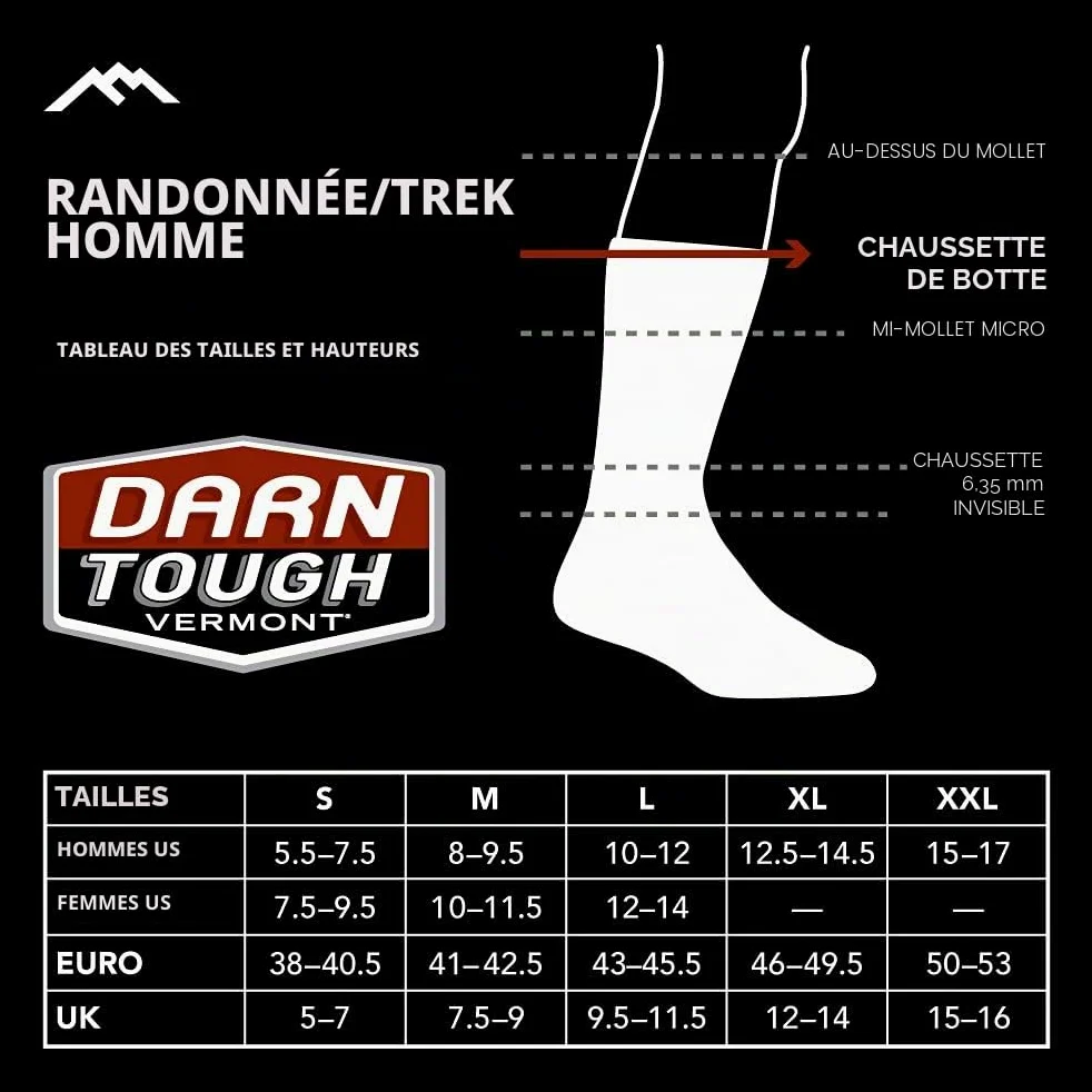 Darn Tough Vermont The Standard Issue Crew Light Chaussettes
