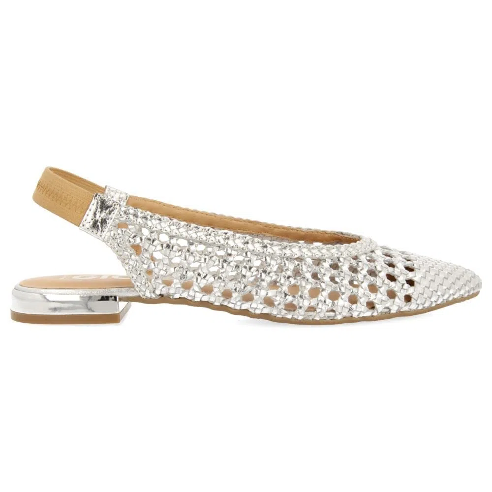 GIOSEPPO Ballerines TRESSÉES en Cuir DE Couleur Noire pour Femme GUATAVITA