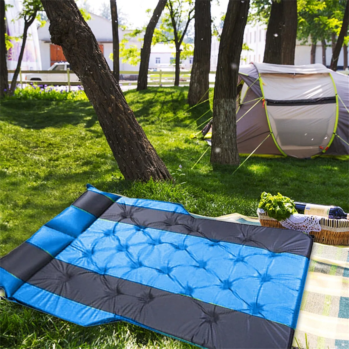 Lit pour Voiture Matelas Gonflable pour Voiture Accessoire de | Lit de voiture Pour Camping Pique-Nique Extérieur Véhicule Automobile Camping-Car Berline Pickup