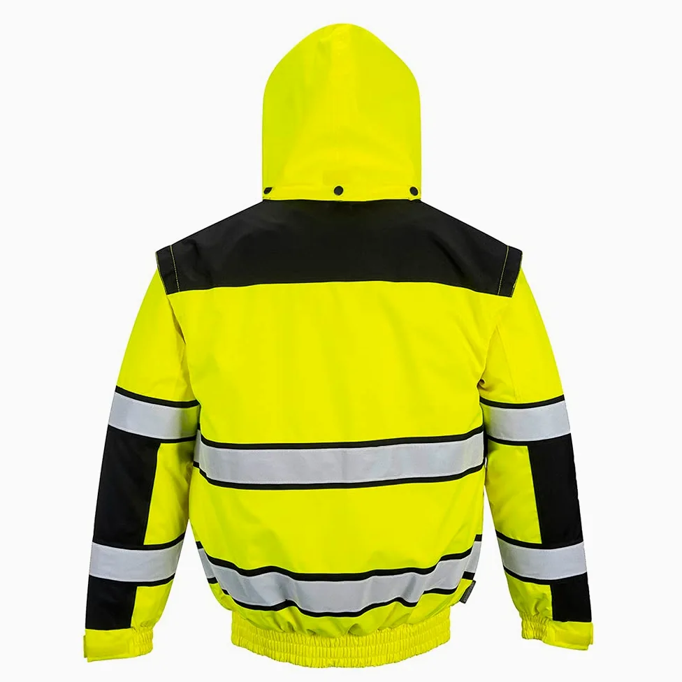 Portwest Bomber Jacket EN471 HiVis 3in1 Org Lge pour Homme
