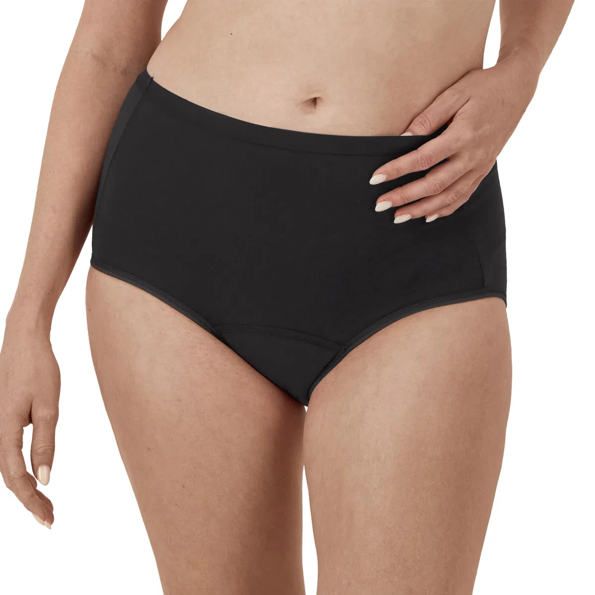 Hanes Confort, Période Slips, Super Leak, sous-vêtements Post-Partum et Menstruels, Lot de 3 Slips Femme (Lot de 3)