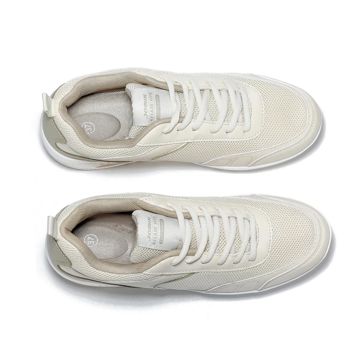 JOMIX Chaussures Basculantes Femme – Fitness, Marche & Gym Confortables, Légères, Semelle Ergonomique à Talon, Amortissantes, Antidérapantes, Respirantes avec Lacets SD9133