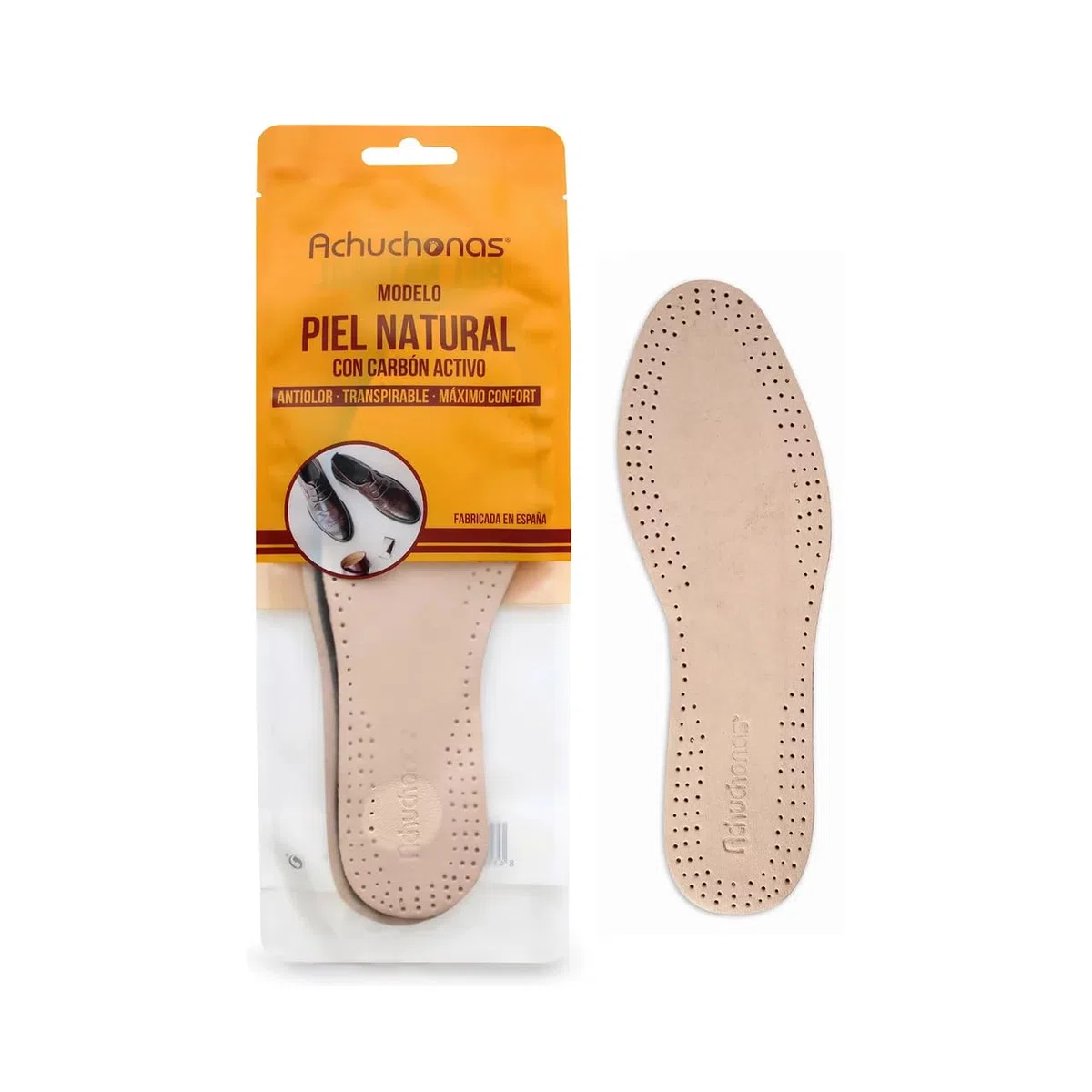 Lot de 3 semelles intérieures en cuir naturel, anti-odeurs, respirantes, confortables, taille 36/37