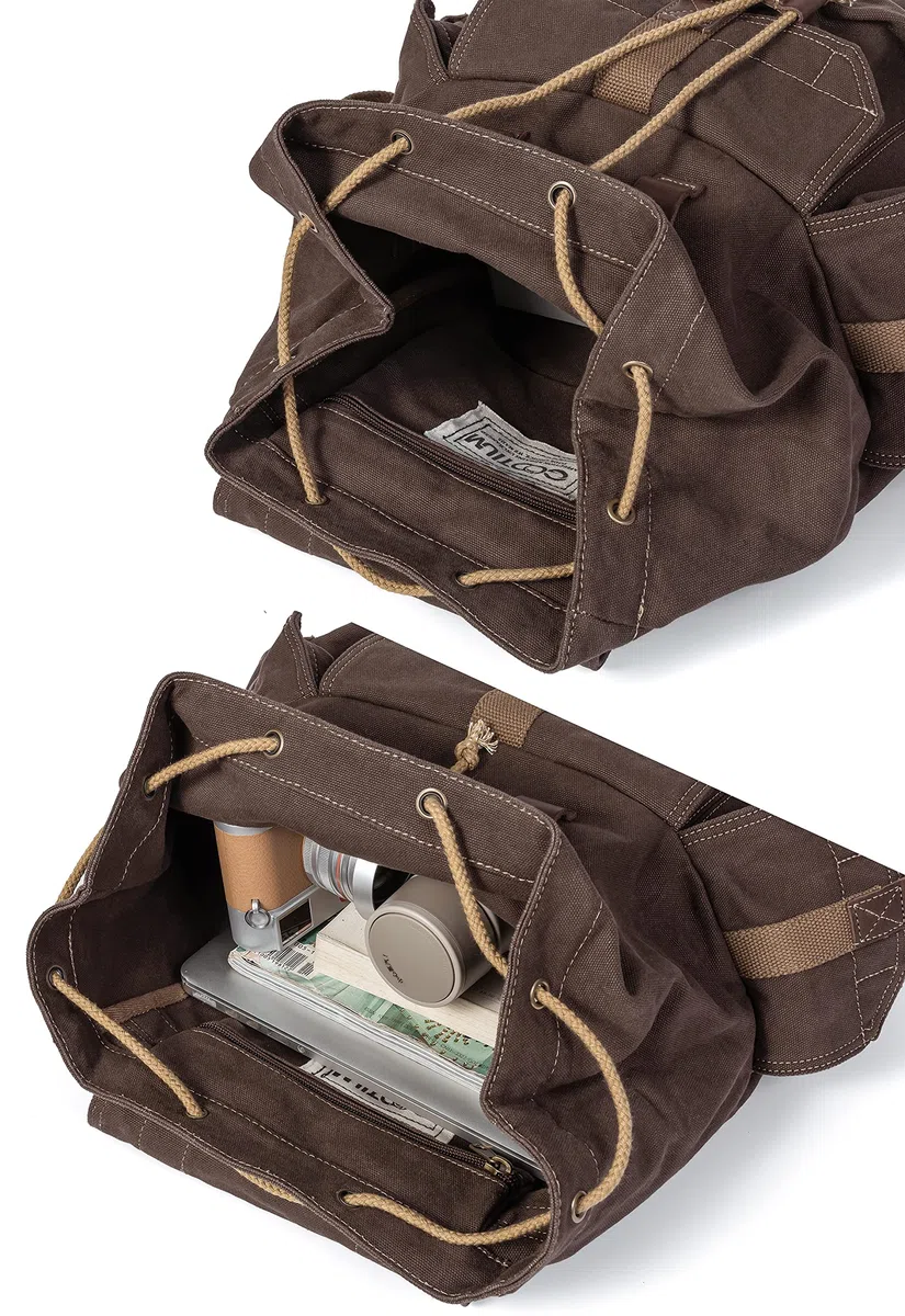 Gootium 21101 Sac à Dos Loisir Sac à Dos Toile Vintage Homme Femme